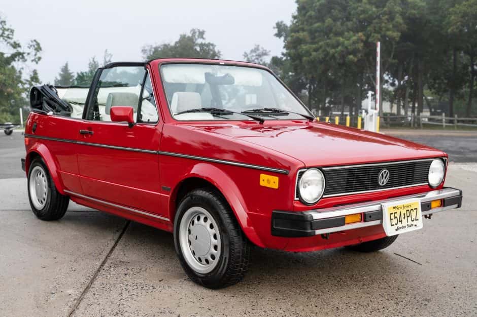 1987 Volkswagen Golf/Rabbit Cabriolet sold for $6,000