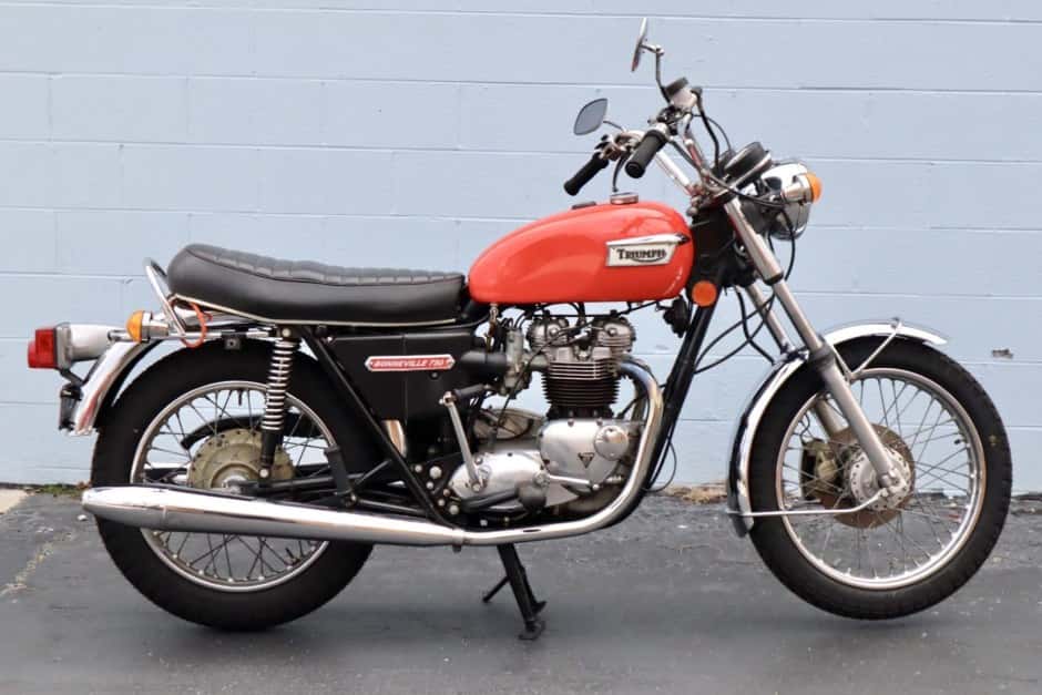 1973 Triumph Bonneville T140 sold for $6,950