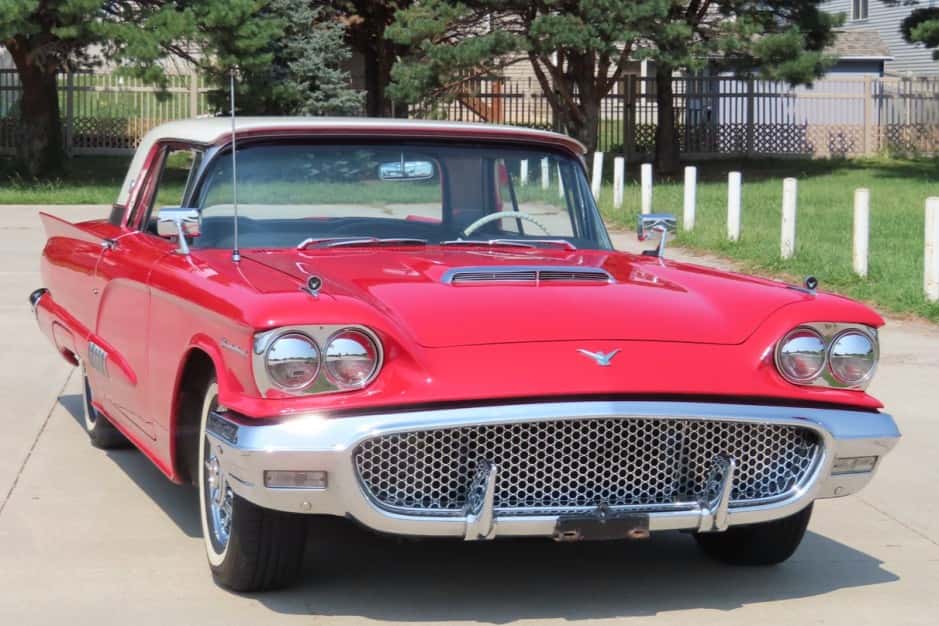 1958 Ford Thunderbird (1958-1960) sold for $30,000