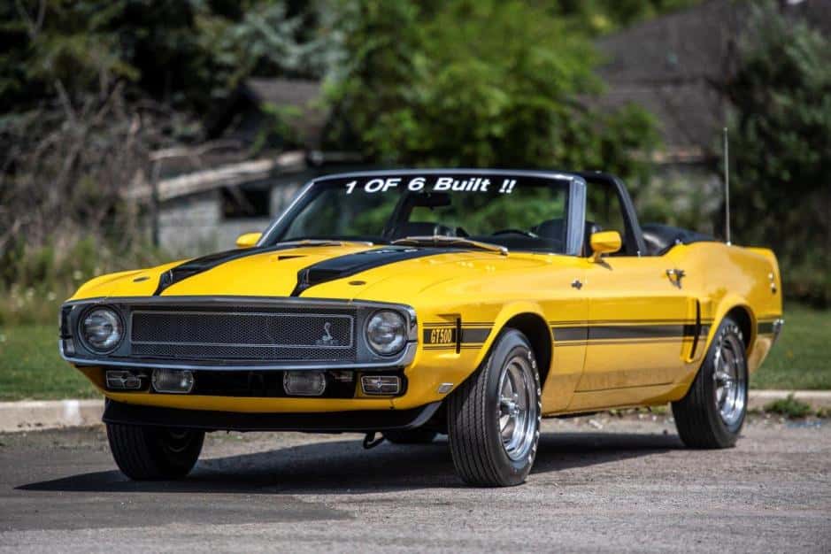 1970 Shelby Mustang GT350 & GT500 sold for $86,500