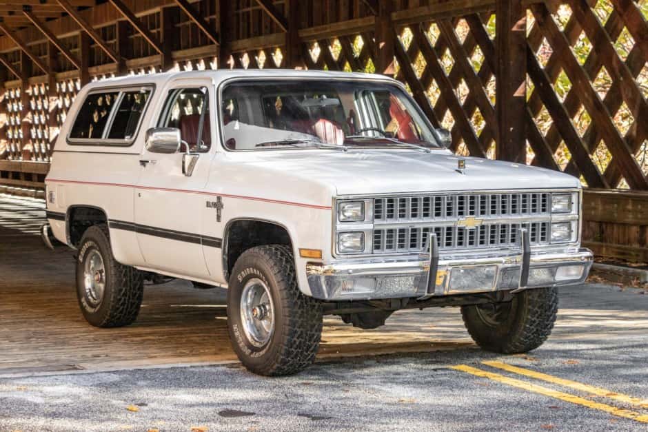 1982 Chevrolet K5 Blazer 1973-1991 sold for $30,350