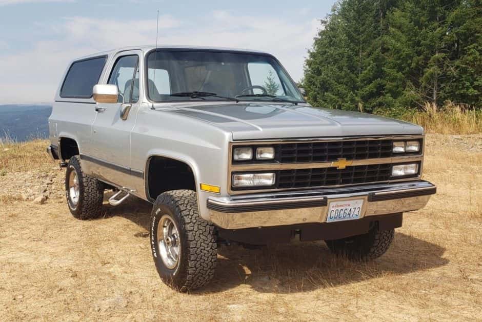 1989 Chevrolet K5 Blazer 1973-1991 sold for $40,000