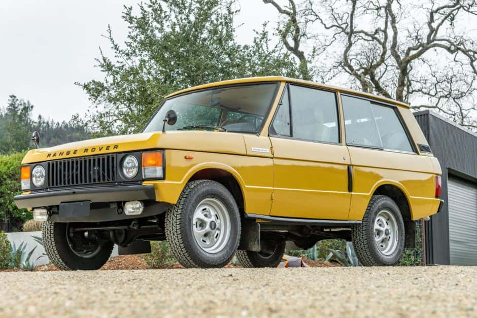 1978 Land Rover Range Rover Classic sold for $63,000