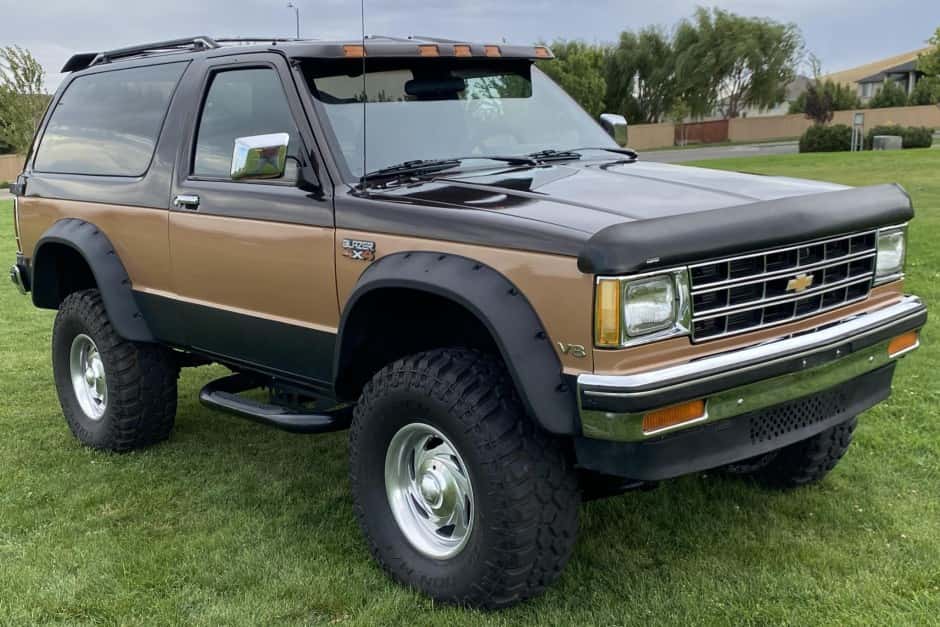 1987 Chevrolet S-10 Blazer 1982-1994 sold for $7,650