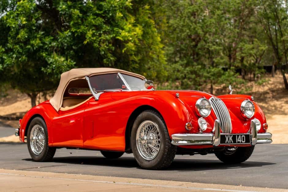 1956 Jaguar XK140 sold for $73,500