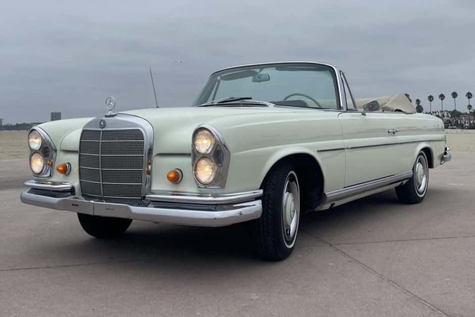 1966 Mercedes-Benz W111 Coupe & Cabriolet sold for $63,500
