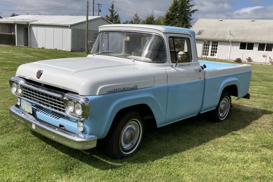 1958 Ford F-Series 1957-1960 sold for $14,000