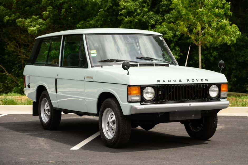 1978 Land Rover Range Rover Classic sold for $31,250