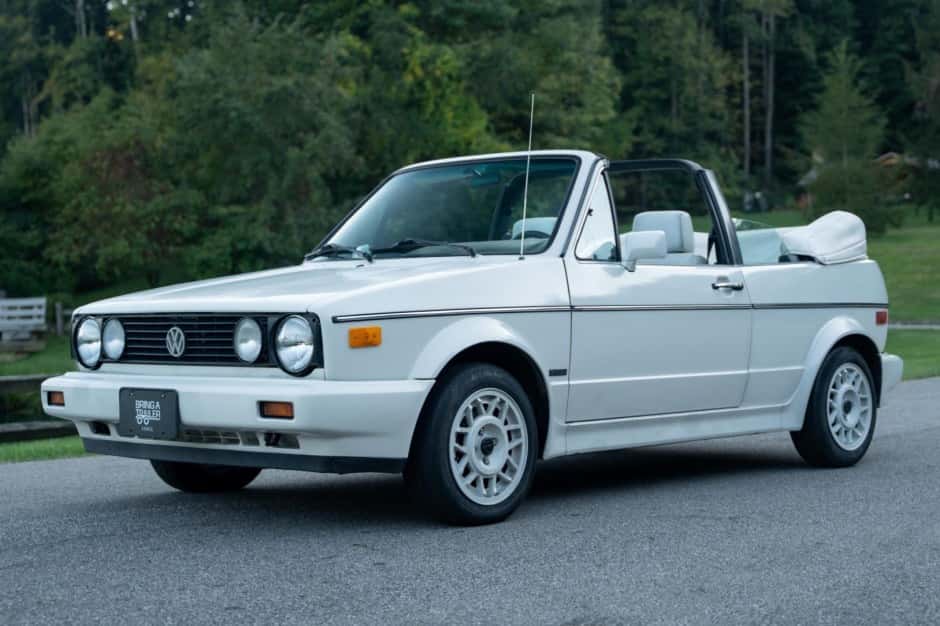 1988 Volkswagen Golf/Rabbit Cabriolet sold for $11,250