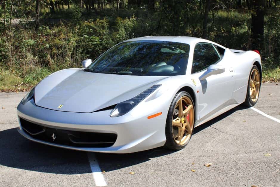 2010 Ferrari 458 sold for $157,000