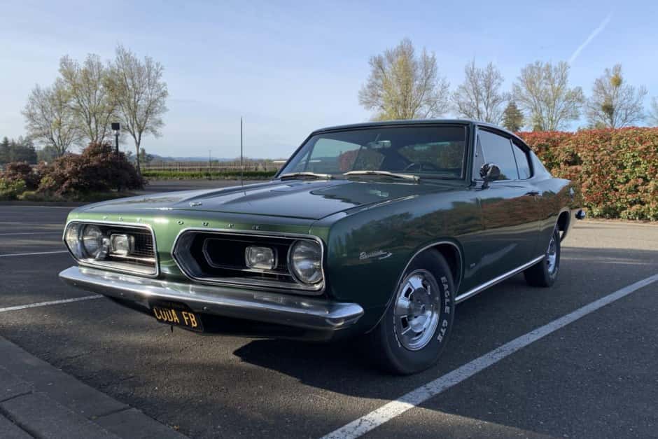 1967 Plymouth Barracuda sold for $20,000