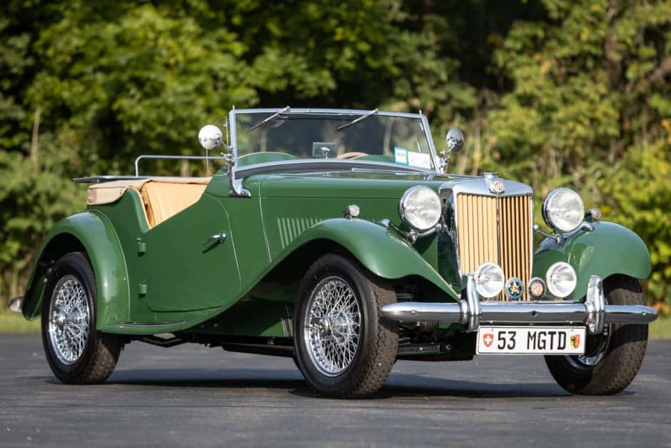 1953 MG TD sold for $39,000