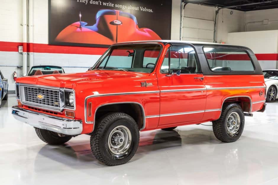 1974 Chevrolet K5 Blazer 1973-1991 sold for $40,000