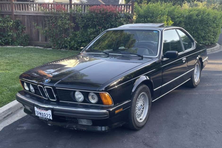 1989 BMW E24 6-Series sold for $7,300
