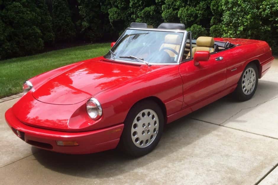 1991 Alfa Romeo 105/115 Spider Series 4 sold for $13,250
