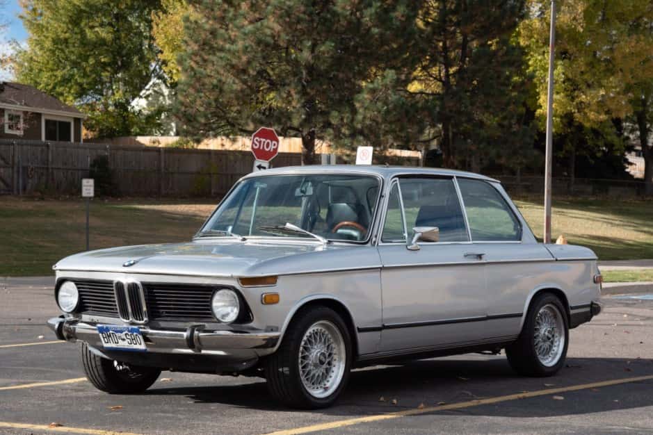 1974 BMW 2002 sold for $8,602