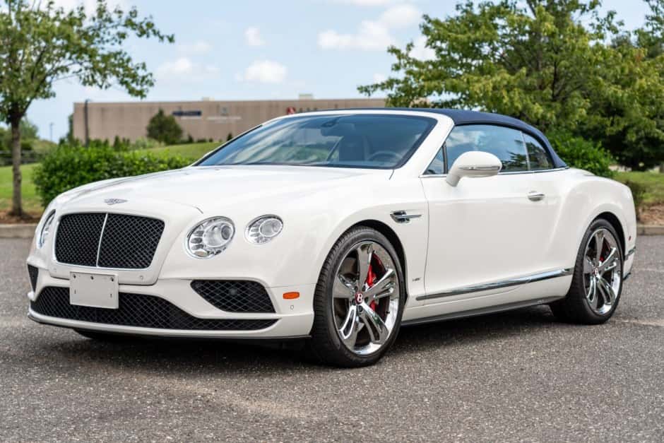 2017 Bentley Continental GT sold for $128,000