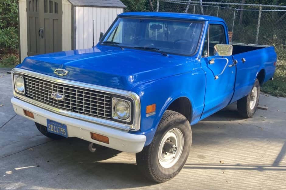 1972 Chevrolet C/K (1967-1972) sold for $13,500
