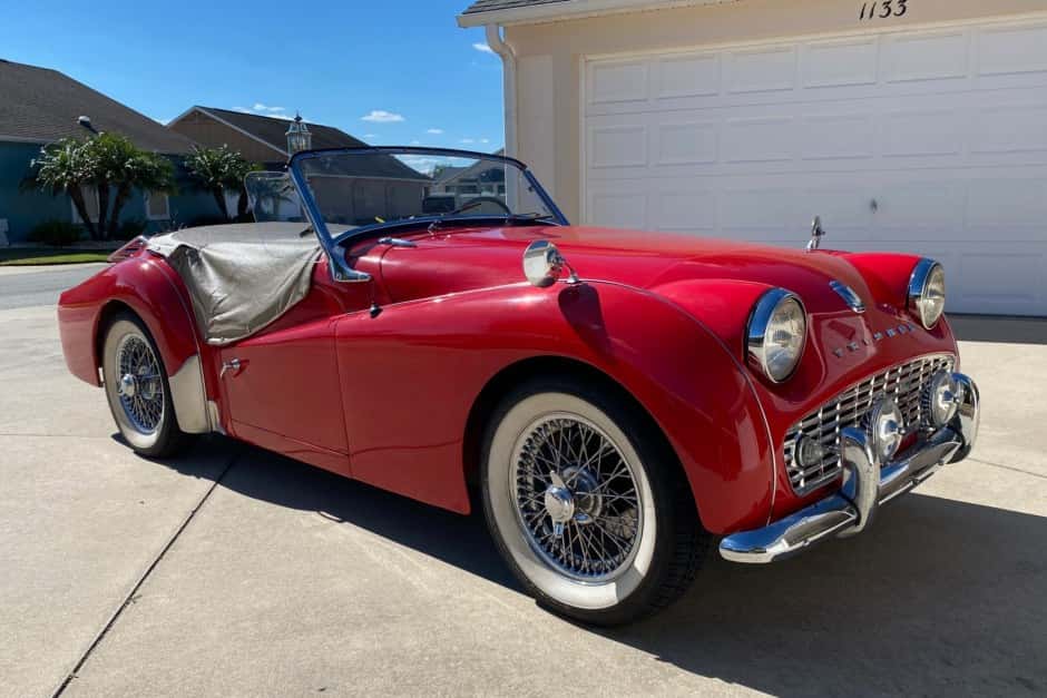 1959 Triumph TR3 sold for $0