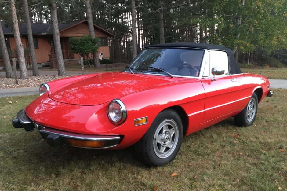 1974 Alfa Romeo 105/115 Spider Series 2 sold for $14,999