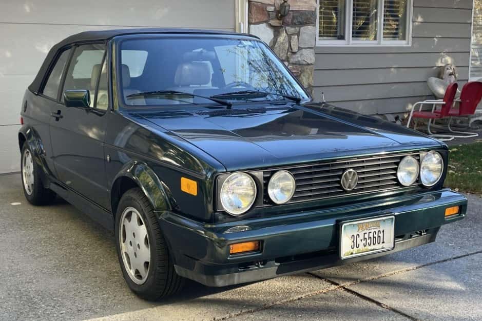 1992 Volkswagen Golf/Rabbit Cabriolet sold for $13,155