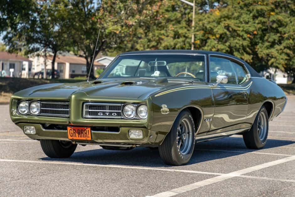 1969 Pontiac GTO sold for $46,500