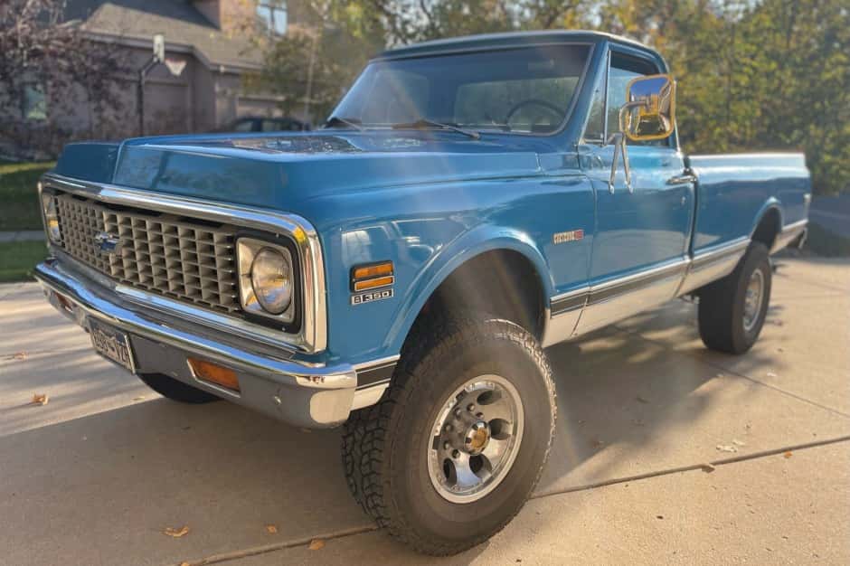 1972 Chevrolet C/K (1967-1972) sold for $19,500