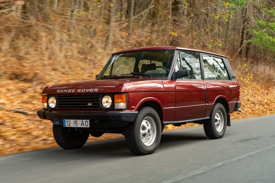 1992 Land Rover Range Rover Classic sold for $29,000