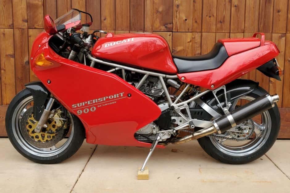 1995 Ducati 750, 800, 900, & 1000 Supersport (1988-2007) sold for $7,000