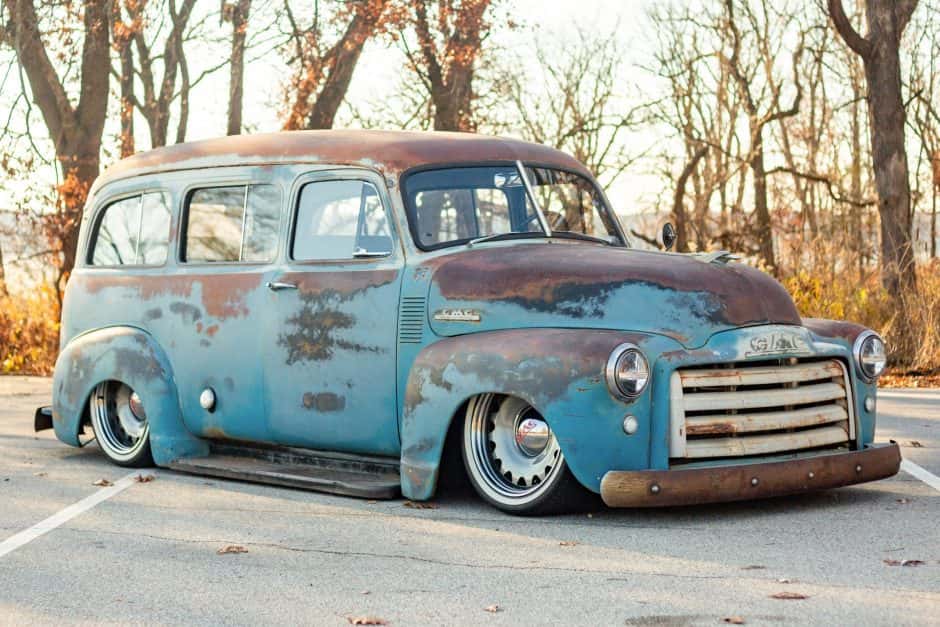 1953 GMC Carryall Suburban (1947-1955) sold for $87,500