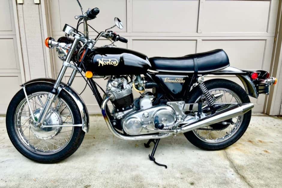 1972 Norton Commando sold for $12,000
