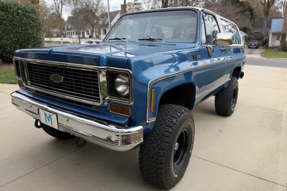 1974 Chevrolet K5 Blazer 1973-1991 sold for $26,752