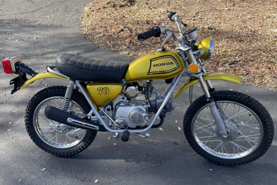1973 Honda SL Motosport sold for $2,600