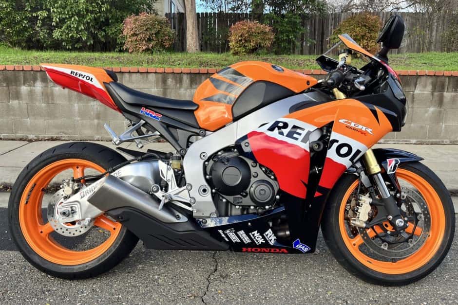 2011 Honda CBR sold for $8,600