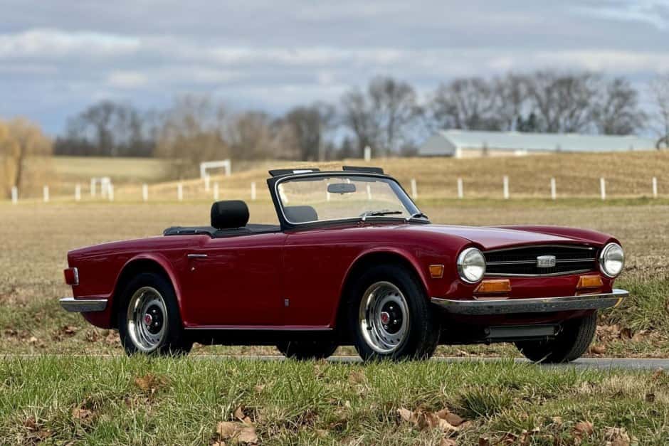 1970 Triumph TR6 sold for $41,000
