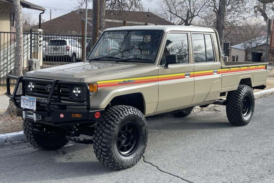 1996 Toyota Land Cruiser 70-Series sold for $49,000