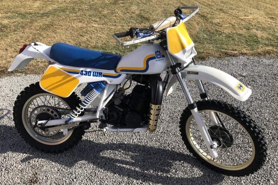 1983 Husqvarna WR sold for $3,950