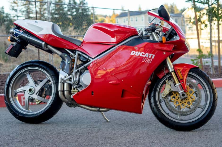 2002 Ducati 998 sold for $21,000