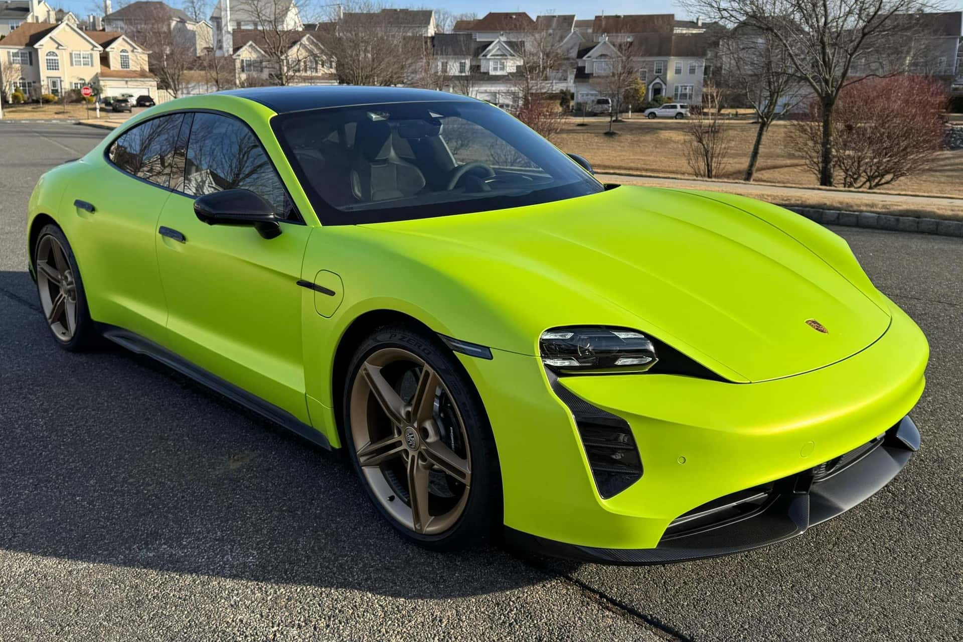 2022 Porsche Taycan sold for $67,500