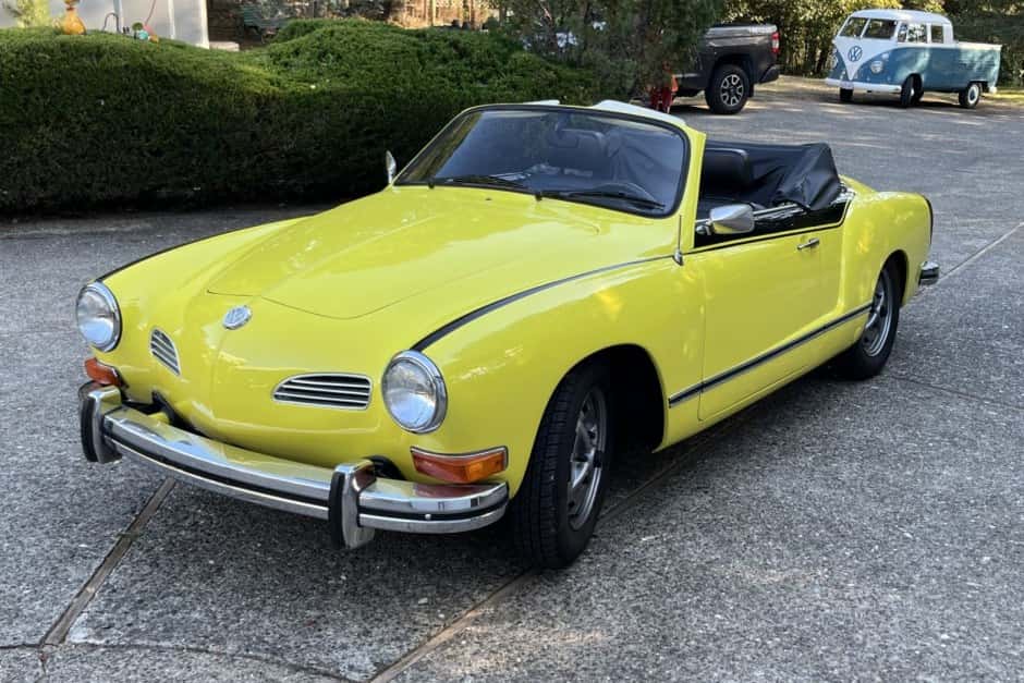 1973 Volkswagen Karmann Ghia sold for $24,250