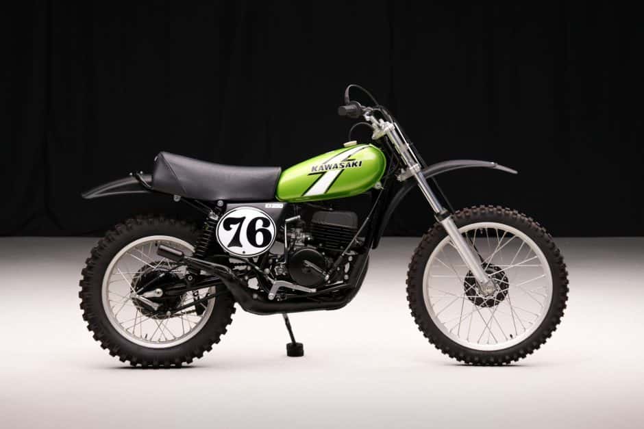 1976 Kawasaki KX sold for $7,000