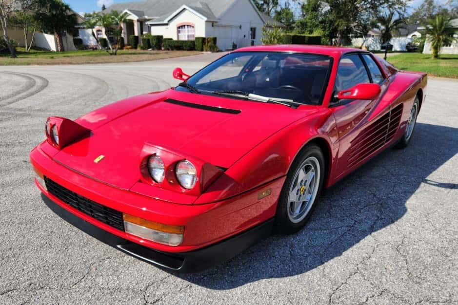 1990 Ferrari Testarossa sold for $98,000