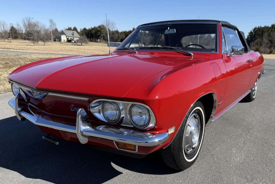 1968 Chevrolet Corvair (1965-1969) sold for $15,399