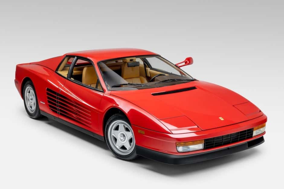 1985 Ferrari Testarossa sold for $143,500