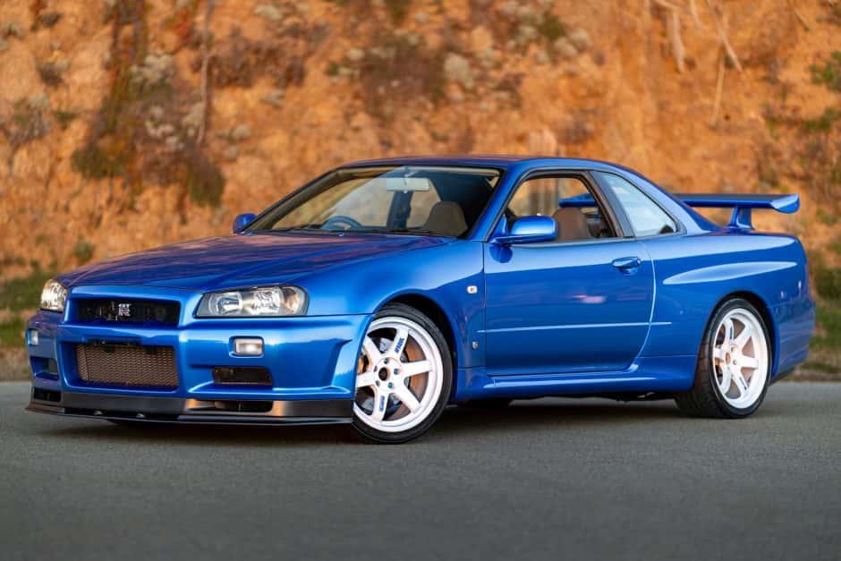1999 Nissan R34 Skyline sold for $217,500