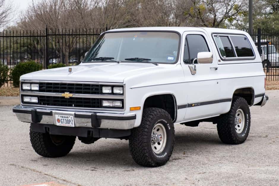 1989 Chevrolet K5 Blazer 1973-1991 sold for $25,500