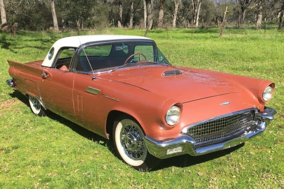 1957 Ford Thunderbird (1955-1957) sold for $22,000