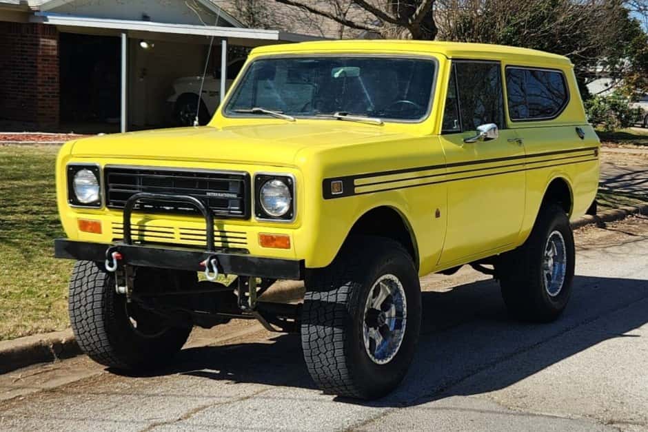 1978 International Harvester Scout sold for $19,600