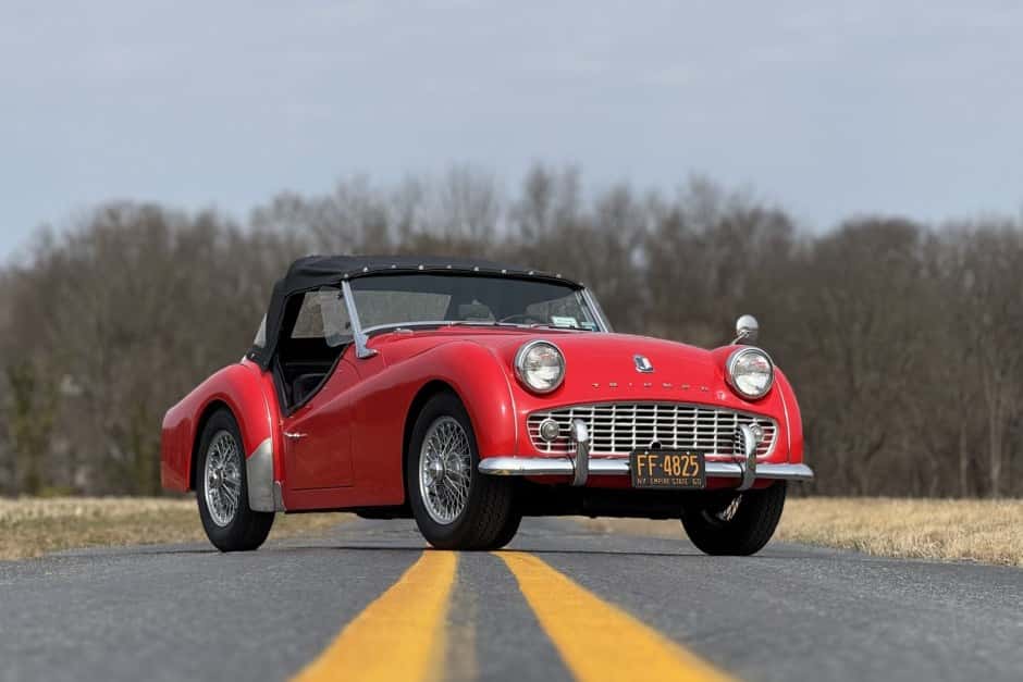 1960 Triumph TR3 sold for $21,500