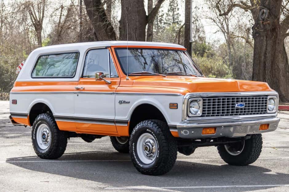 1972 Chevrolet K5 Blazer 1969-1972 sold for $80,500